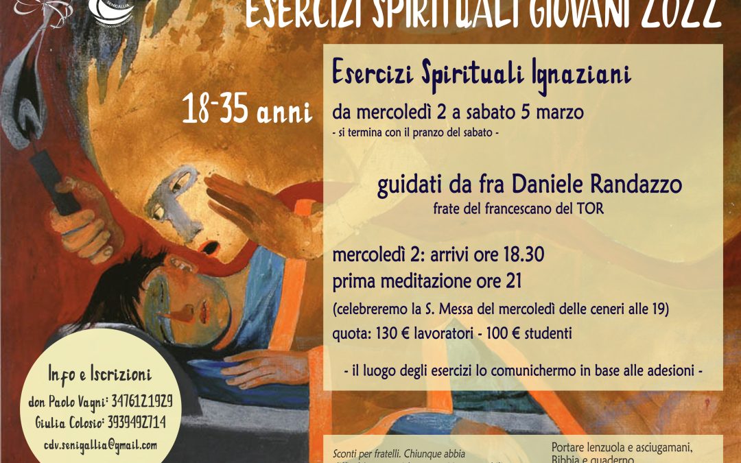 Esercizi spirituali per giovani – 2-5 marzo 2022