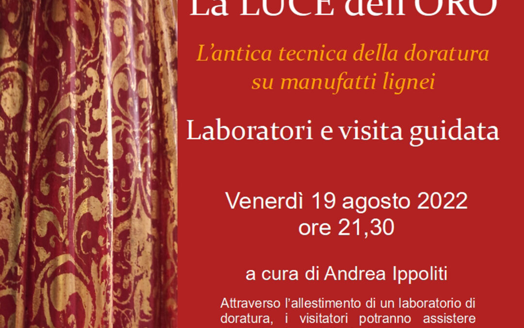 La luce dell’oro in Pinacoteca a Senigallia: venerdì 19 agosto 2022