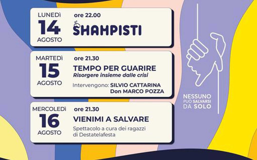 Destatelafesta – 14-16 agosto 2023 a Senigallia in piazza Garibaldi