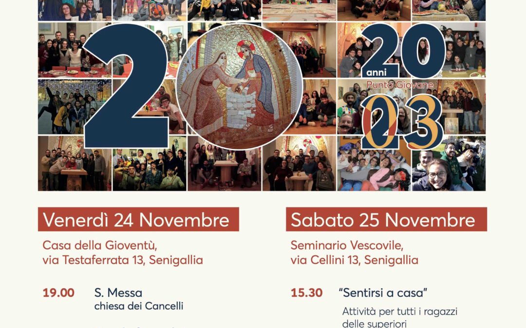 Giornata mondiale della Gioventù diocesana – 24 e 25 novembre 2023