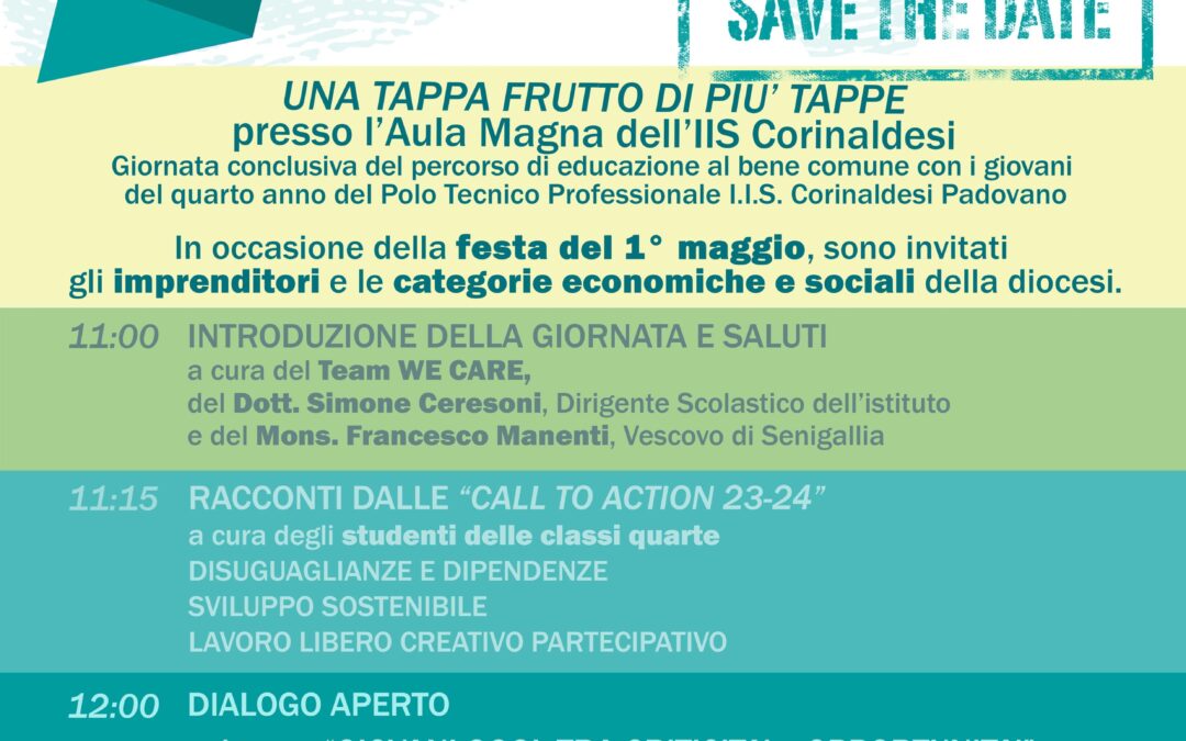 WE CARE  2° Edizione – Giornata conclusiva – 7 maggio 2024